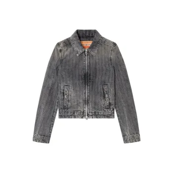 DIESEL De Corb Herringbone Denim Jacket