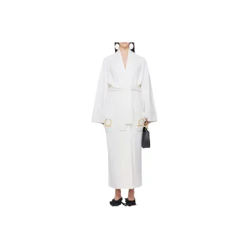 MOSCHINO Coats Women's White