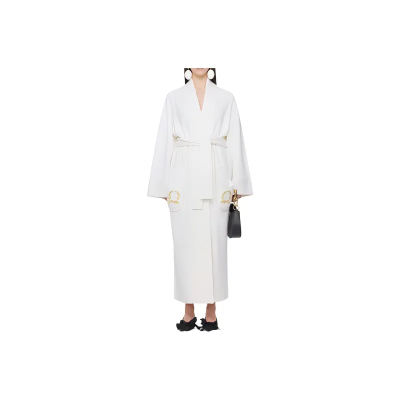 MOSCHINO Coats Women's White-0