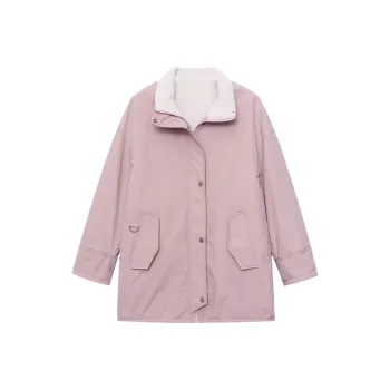 CHARM PICK Velvet feel Coat Women's Pink