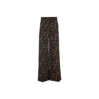 THEORY Watercolour Wide Trousers