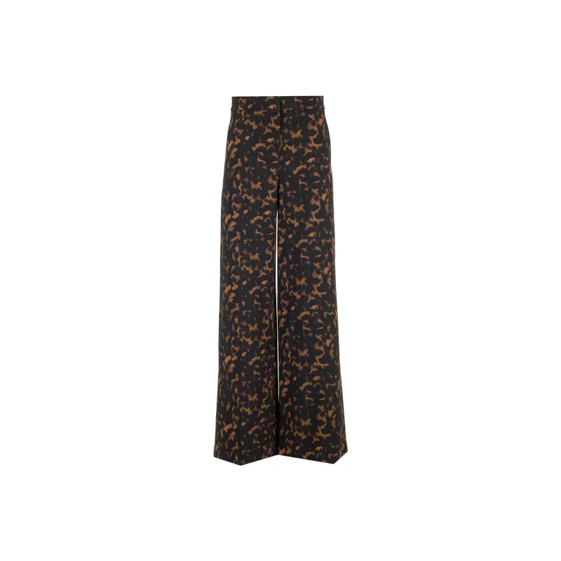 THEORY Watercolour Wide Trousers-0
