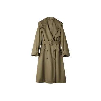 HLA ZACZENG Collaboration Trench Coats Women's Khaki Y0