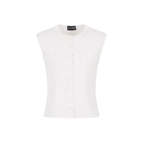 EMPORIO ARMANI Perforated Ottoman damska Waistcoat