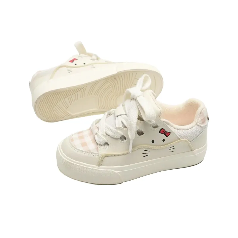 Yalu Canvas Shoes Women's Low Top White/Pink/Purple-16