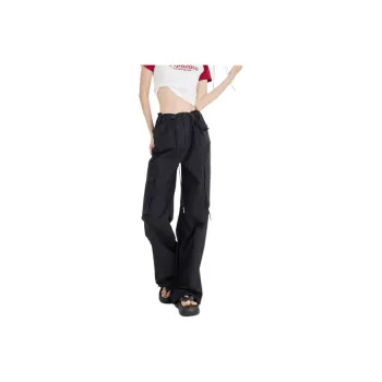 Menglaini Casual Pants Unisex Black
