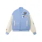 Sky Blue Baseball Jacket
