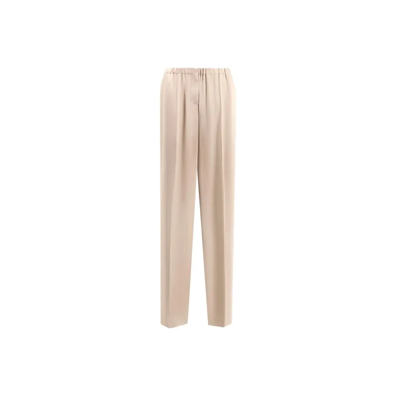 GIORGIO ARMANI Mid Rise Straight Leg Trousers-0