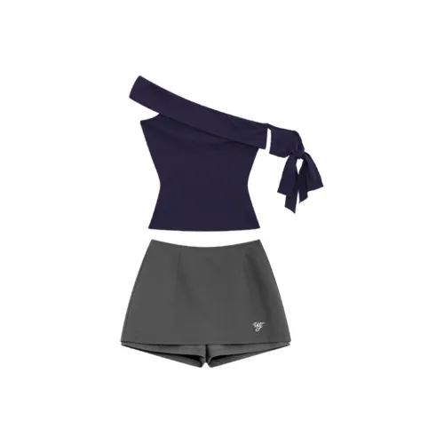 PLANE DRIFT Two Piece Skirt Sets Women's