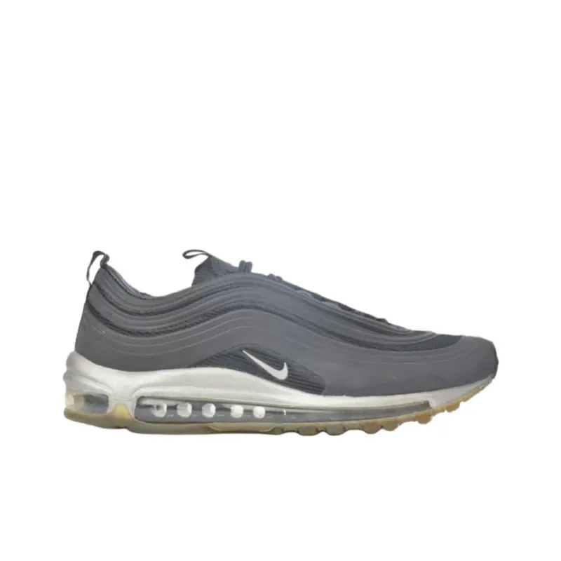 Nike Air Max 97 Anti Slip Wear Resistant Low Top Running Shoes Unisex Gray-1