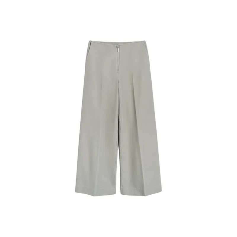TOTEME Wide Leg High Waisted Trousers-0