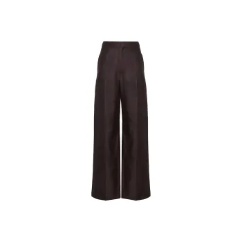 LOEWE SS24 Casual Pants Women's Coffee