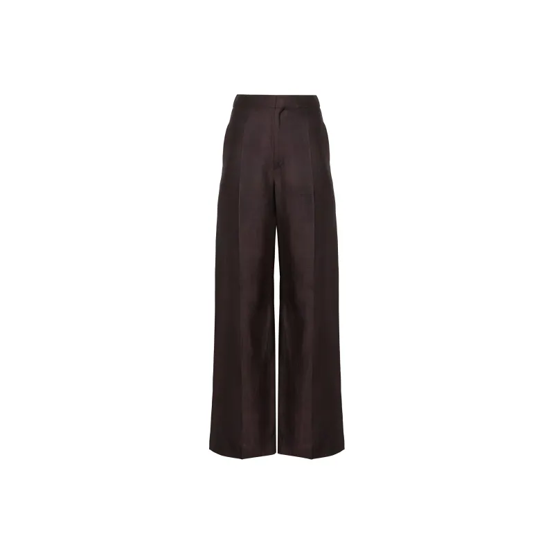 LOEWE SS24 Casual Pants Women's Coffee-0