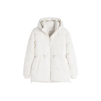 Hollister Puffer Jacket Women's White