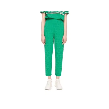 XII BASKET Casual Pants Women's Green