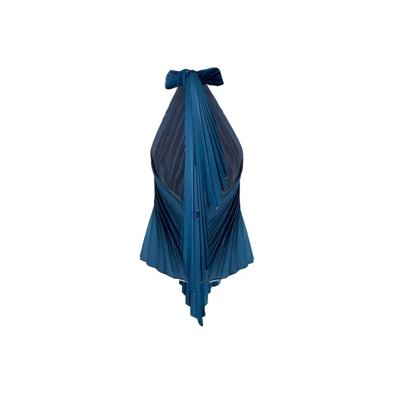 Mu Xiao Xin Slip Dresses Women's Lake Blue-1