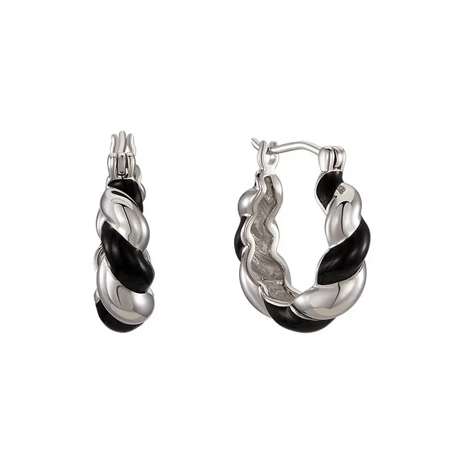 RiotLILY Date Styling Vintage Minimalist Style Fashion Unique Design 925 Sterling Silver Earrings Women's-0