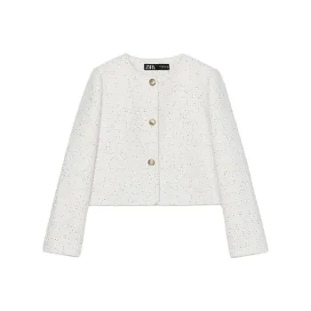 ZARA Business Suit Women's Raw White