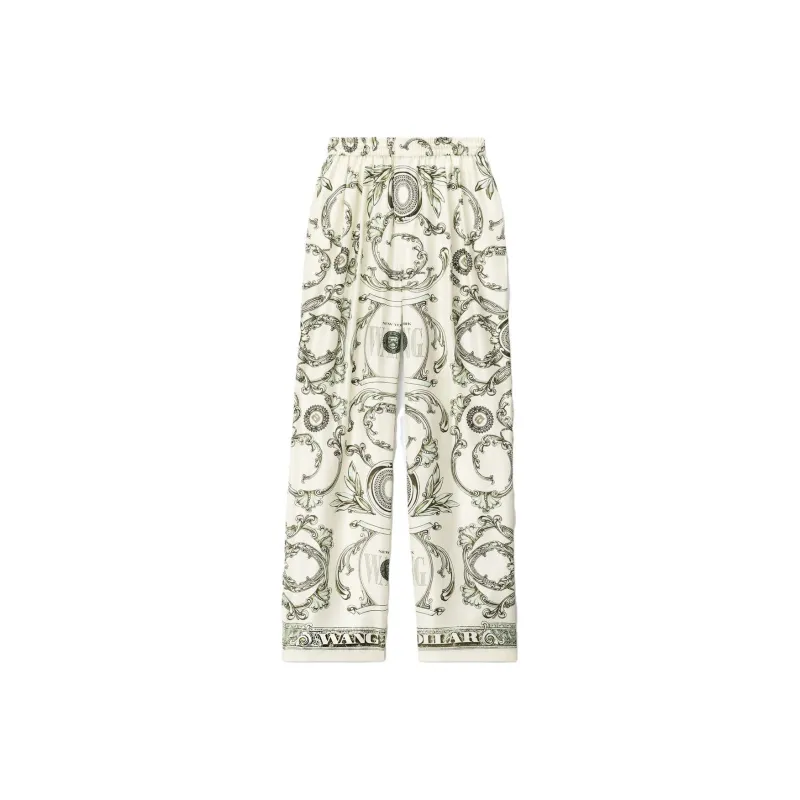 Alexander Wang Patterned jacquard Palazzo Pants-0