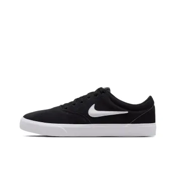 Nike Charge Anti Slip Wear Resistant Low Top Skateboard Shoes Men's Black