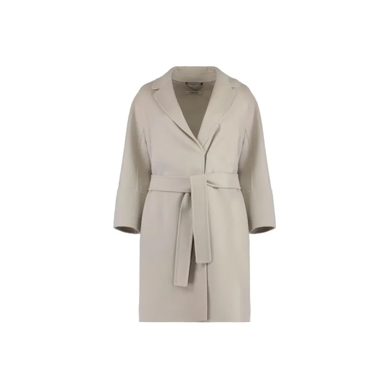 'S MAX MARA Arona Belted Long Sleeved Coat-0