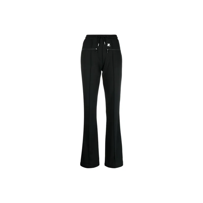 COURREGES Interlock Drawstring Bootcut Pants-0