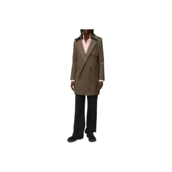 LOEWE Trench Coat Women's Khaki Green