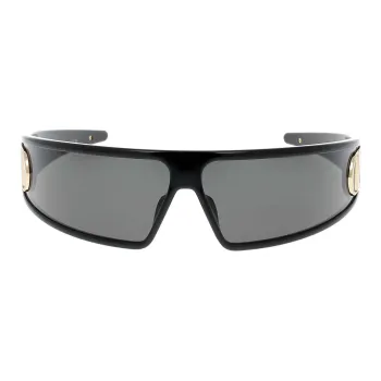 DIOR Nylon Metal Irregular Shape Sunglasses Unisex Black