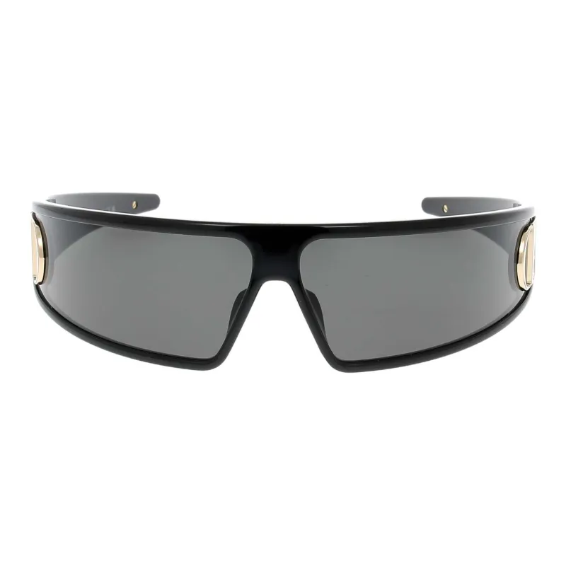 DIOR Nylon Metal Irregular Shape Sunglasses Unisex Black-0