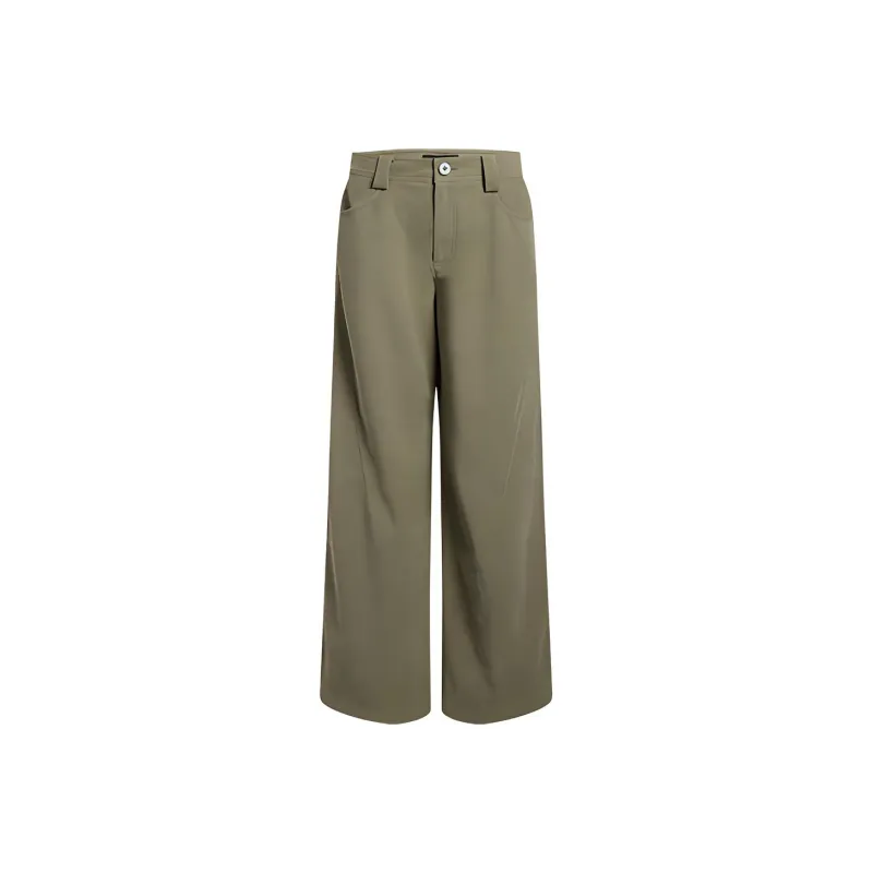 URBAN REVIVO Casual Pants Women's Pine Green-0