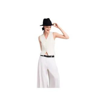 HAVVA Vests Women's White