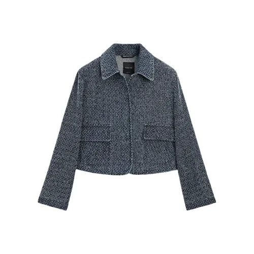 Massimo Dutti Denim Jacket Women's Blue