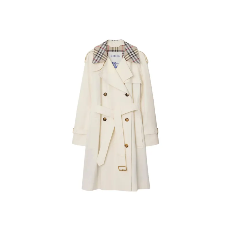 Burberry Trench SS25 Trench Coat Women's White-0