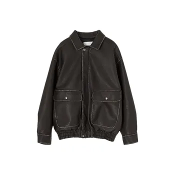 MOUSSY Leather Jackets Women's