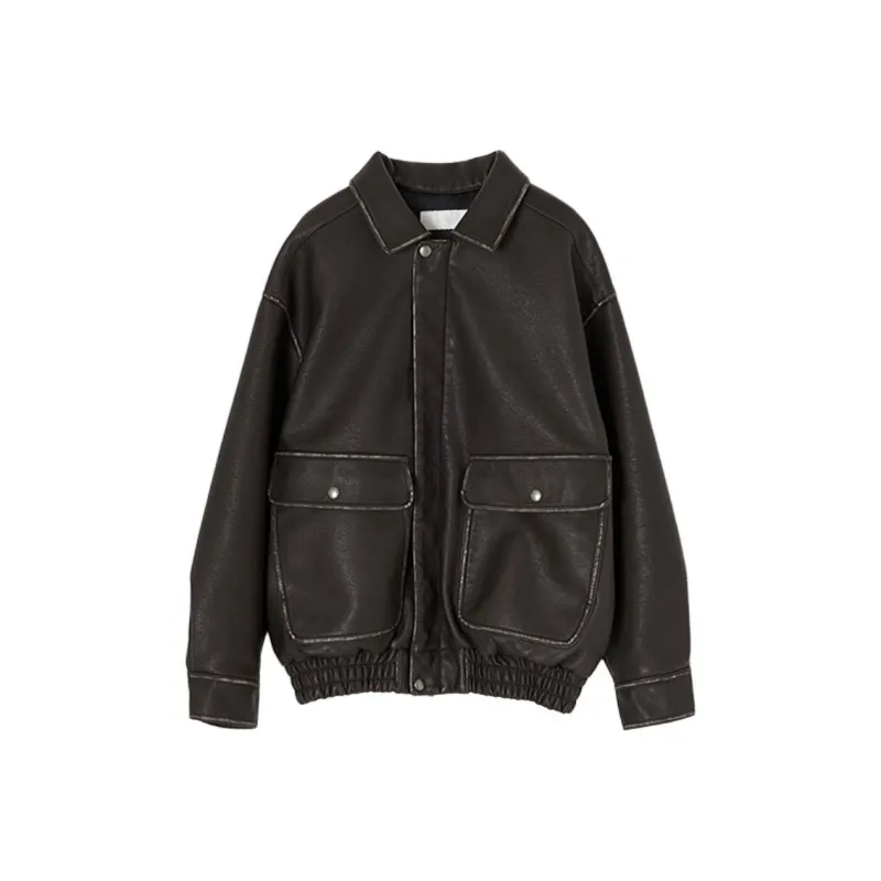 MOUSSY Leather Jackets Women's-0