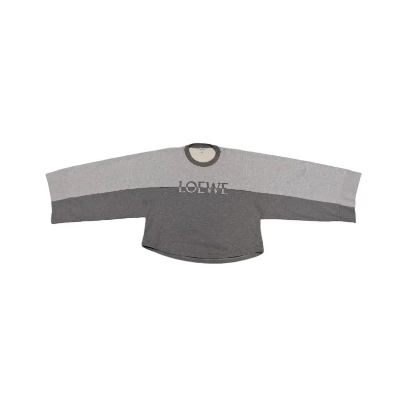 LOEWE Sweatshirt Women's Gray Black-0