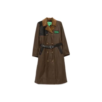 BARBOUR X Ganni Waxed Trench Coat