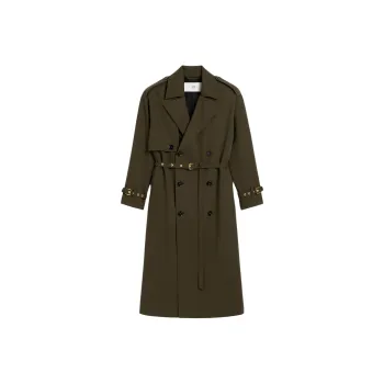 AMIPARIS Belted Trench Coat