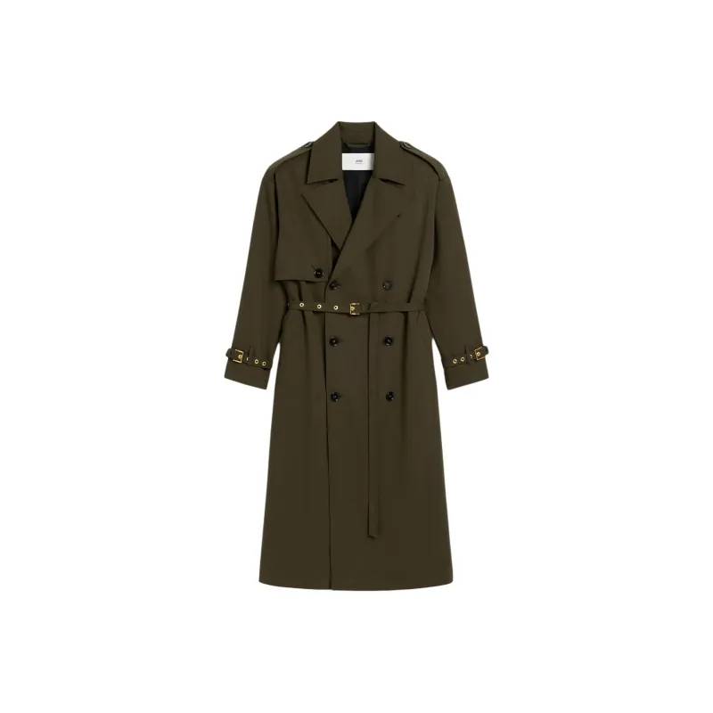 AMIPARIS Belted Trench Coat-0