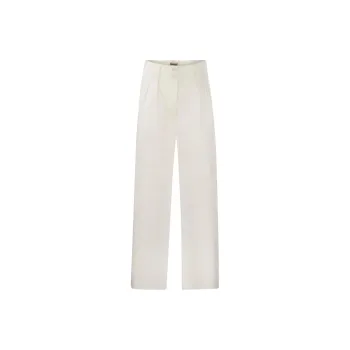 WOOLRICH Wide Leg Pleated Pants