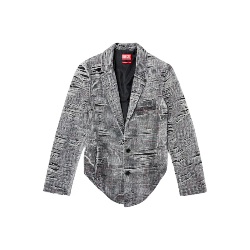 DIESEL De Phonix Fsg Distressed Blazer-0
