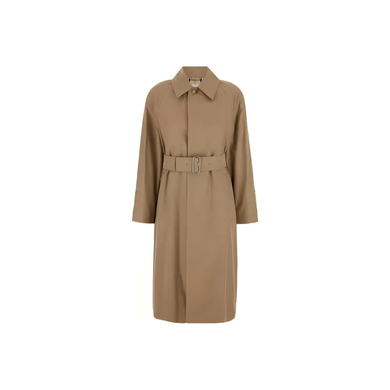 Burberry Belted Gabardine Car Coat-0