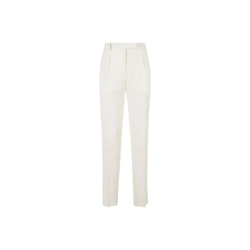 MaxMara Studio Straight Leg Tailored Trousers-0