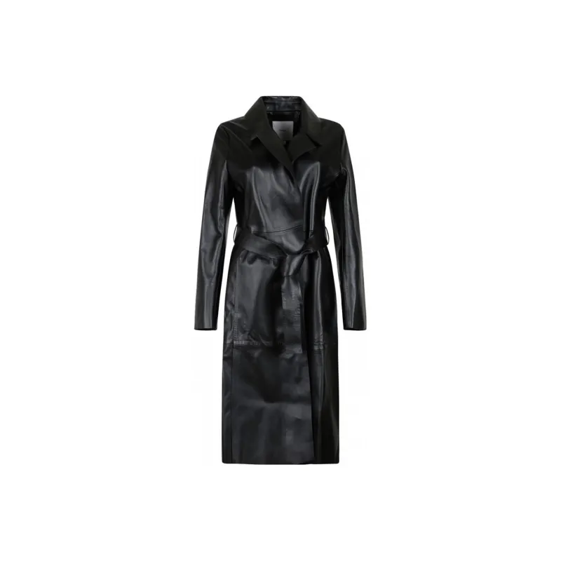 Calvin Klein Leather Coat-0