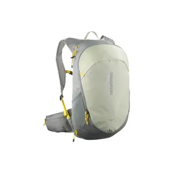 SALOMON Mountaineering Bag Outdoor Bag Polyamide 20L Gray & Green Unisex