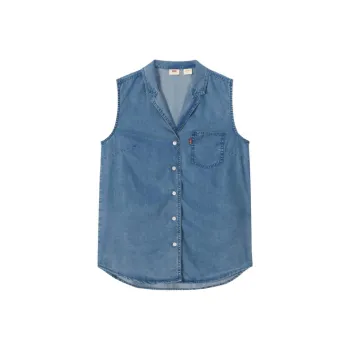 Levis SS25 Vests Women's Blue