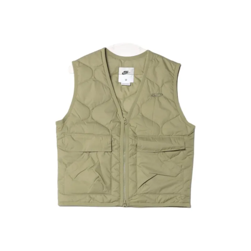 Nike Clothing Vests Women's Khaki-0