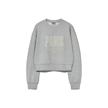 MARITHE FRANCOIS GIRBAUD Sweatshirt Women's Mixed Color Gray