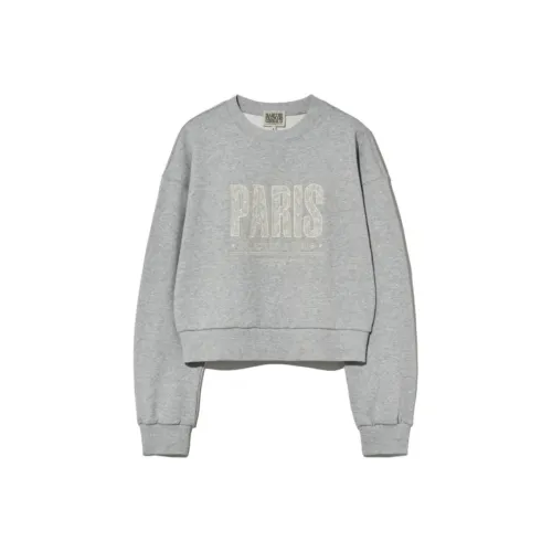 MARITHE FRANCOIS GIRBAUD Sweatshirt Women's Mixed Color Gray