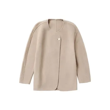 DEAR DEER PUFF Coats Women's Dove Gray